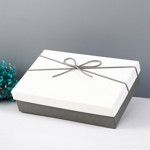 定制标志印刷2件刚性盒不同尺寸纸板嵌套礼品盒，带可拆卸盖子 - Product Image 5