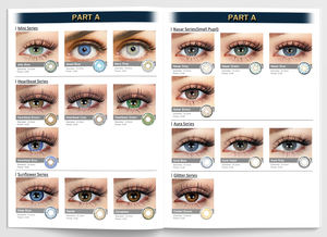 Lentilles de <span class=keywords><strong>Contact</strong></span> <span class=keywords><strong>color</strong></span>ées catalogue gros livre papier pour lentilles de <span class=keywords><strong>Contact</strong></span> couleur nouveauté livre papier de Style beauté - Product Image 3