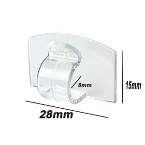 8 cái của gói dính Cáp chủ tổ chức Clip dây kẹp đinh miễn phí tự dính khóa sửa chữa dây quản lý dây Clip dây chủ - Product Image 1