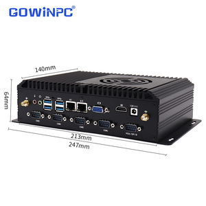 11th Mini PC industrial integrada 11th Gen Intel Core i5/i7 1165G7 Dual LAN 6 puertos serie para Compact IPC