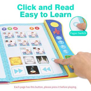 Juguete educativo para niños, máquina de aprendizaje táctil, inteligente, árabe, inglés, módulo de sonido de Audio bilingüe, libro parlante para chico - Product Image 3