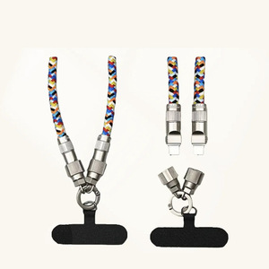 Multifunctional Type <strong>c</strong> Short 30cm Lanyard USB a to Type <strong>C</strong> PD Fast Charging Data Transfer Cable Strap for Mobile Phone - Product Image 5