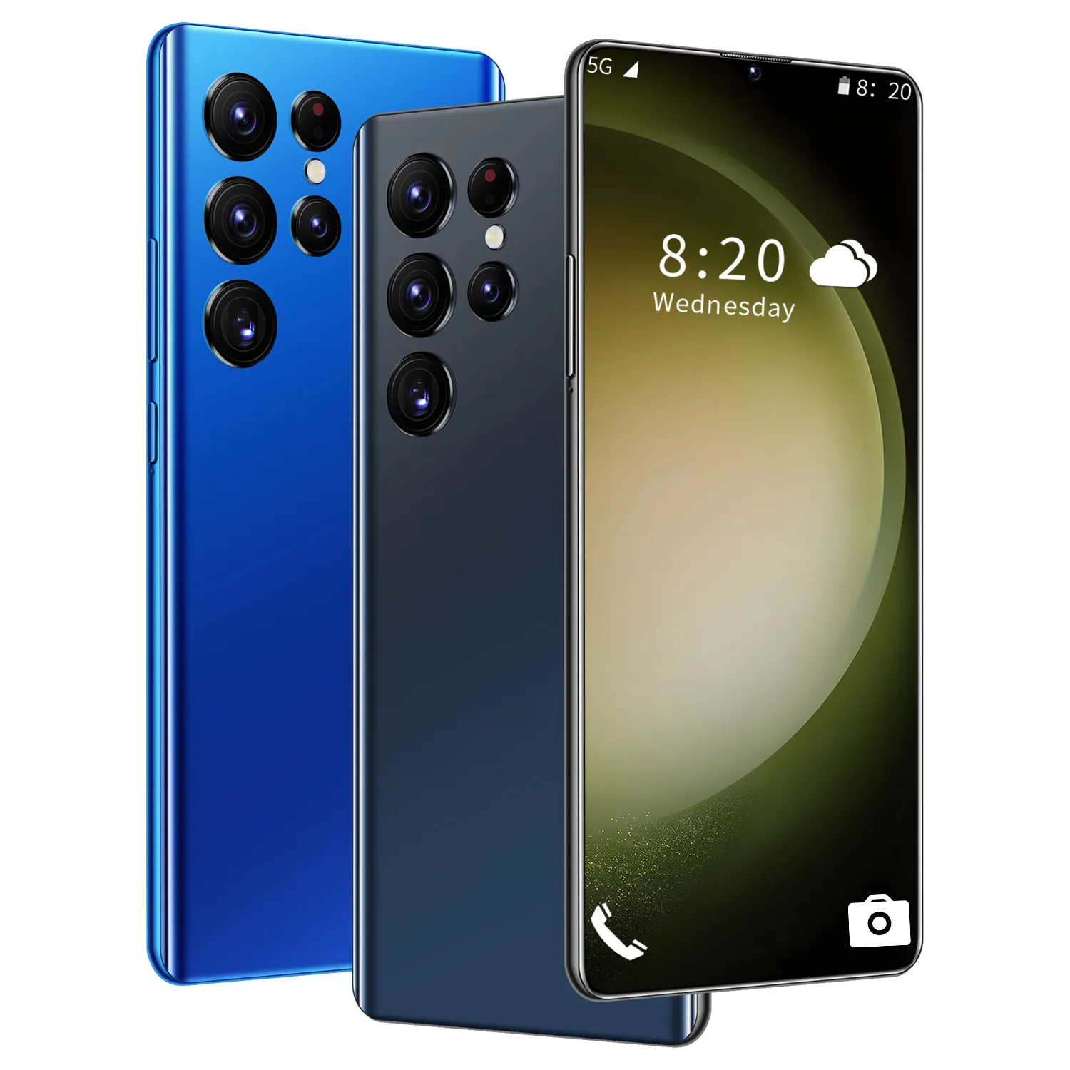 2022 جديد S23 الترا هواتف أصلية غير مقفلة هاتف محمول مع 7.2 بوصة متعددة الوظائف ووسائط شحن سريع 5G هاتف
