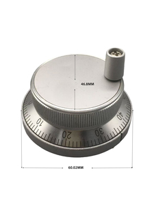 60mm 6 Klemmen Impuls 5V DC Handrad Manueller Encoder Drehgeber - Product Image 2