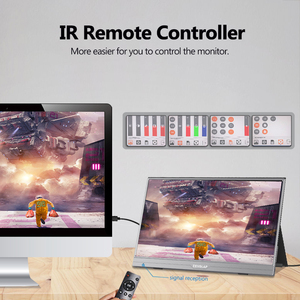 15.6 Inch 178 IPS Viewing Angle Silver Screen Gaming Working <strong>Computer</strong> Laptop Portable Monitor With Type-C <strong>Input</strong> - Product Image 5