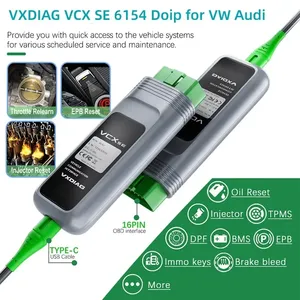 VXDIAG VCX SE 6154 Doip für VW Audi Ersatz VNCI 6154 OBD2 Diagnosescanner 6154A ECU Kodierung J2534 Programmierdienst