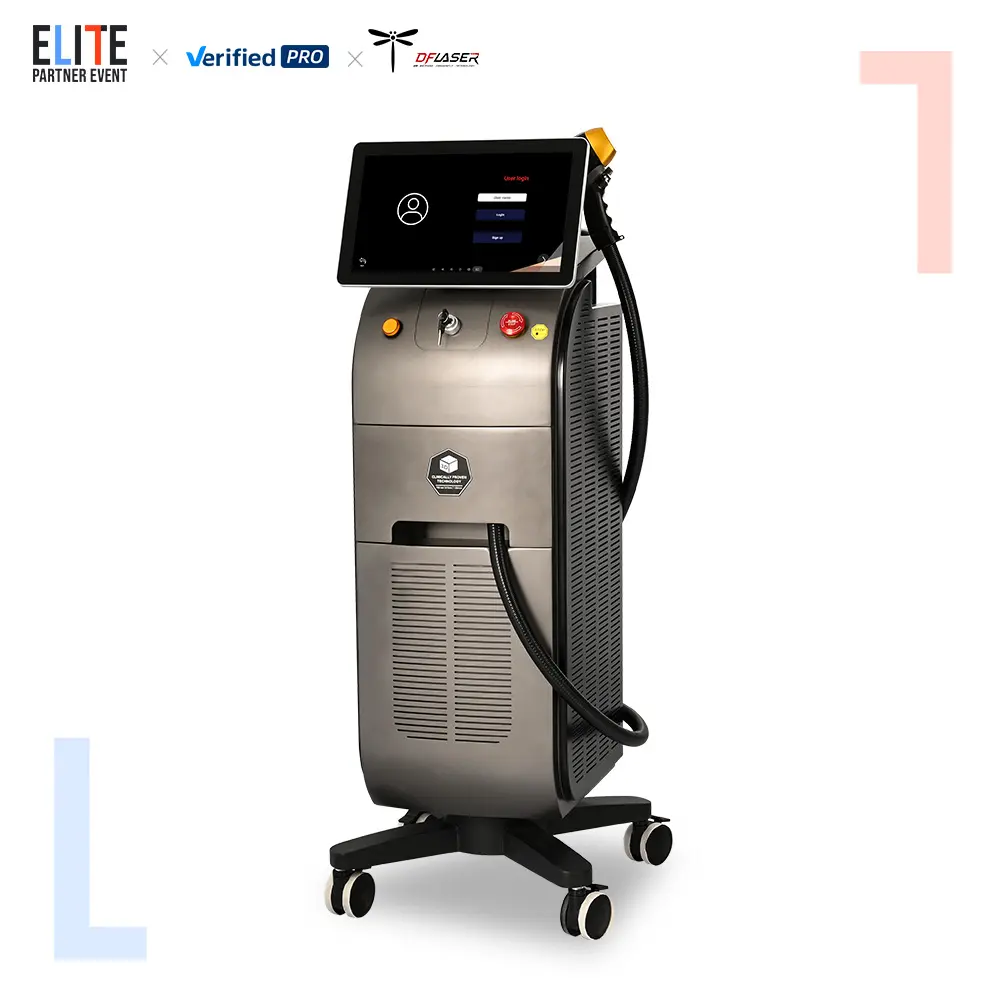 Weifang libellule 2024 plus récent base de données de patients médical CE ISO diodo Laser 808nm épilation rajeunissement de la peau Machine prix