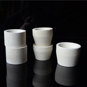 Custom 6a 7a 8a Ceramic <strong>Cupels</strong> Magnesia Crucibles Mgo <strong>Cupel</strong> for Gold Assaying - Product Image 1