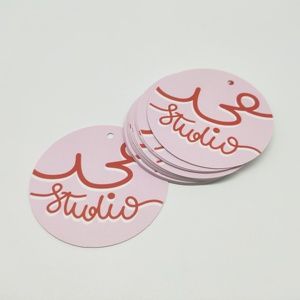 <strong>Customized</strong> Fashion New Design Embossed Hang <strong>Tag</strong> Special Gift <strong>String</strong> Pvc <strong>Tags</strong> for Clothing Own Logo - Product Image 3