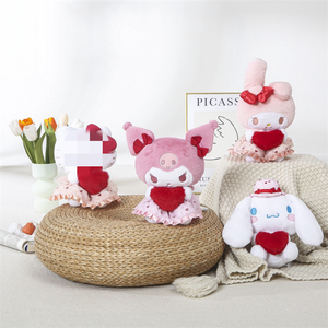 Yeni varış Kt peluş şekil oyuncaklar yüksek kalite kalp benim melodi Melody mi yumuşak sevimli sevgililer günü hediye toptan yüksek sıcak Model