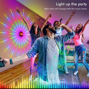 Firewprk ไฟเส้น Led RGB แบบยืดหยุ่น,ชุดไฟ Led Rgb หลากสี WS2812พิกเซลควบคุมอัจฉริยะ2811ชุดไฟ Led 30 60 Leds - Product Image 2