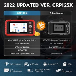 CRP123X OBD2 tarayıcı X431 CRP 123x kod okuyucu için motor şanzıman ABS SRS teşhis aracı güncelleme başlat başlat... - Product Image 5
