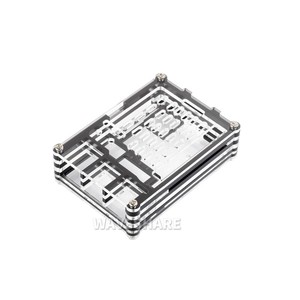 Waves hare Transparent und Black Acrylic Case für Raspberry Pi 5, Unterstützt die Installation von Official Active Cooler - Product Image 4