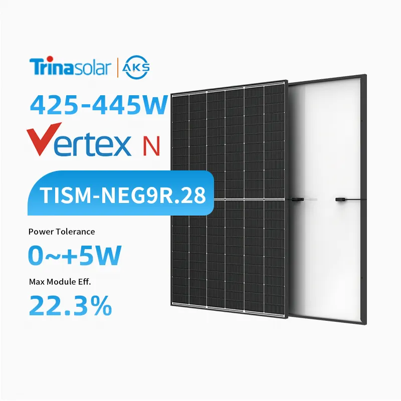 Trina solar Modul TSM-DE09R.28 Trina Vertex S + Eff. 22,3% 425W 430W 435W 440W 445W N-Typ Solarmodule Panels Solar panel
