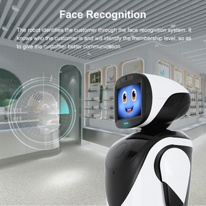 Attractive Cute Futuristic Social <strong>Robot</strong> Companion Performer Fun and Interactive Commercial Reception <strong>Robot</strong> - Product Image 4