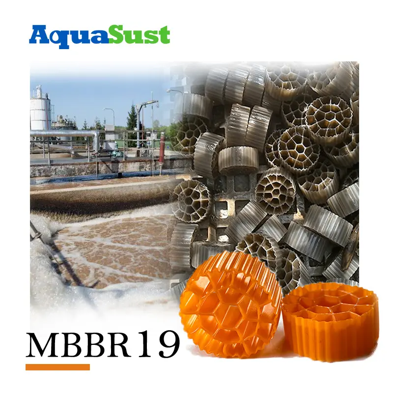 Aquaponic Systems K1 K3 K5 Biofilm filter träger Bio Media Moving Bed Biofilm reaktor MBBR Bio Media Biochip mbr37