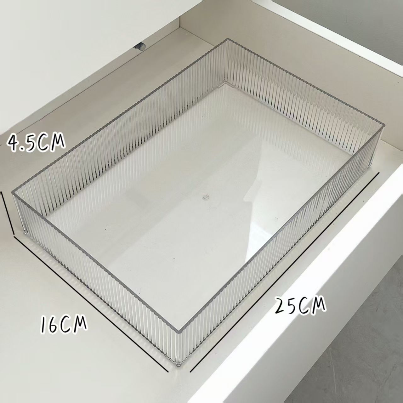 Boîte de rangement transparente - extra large