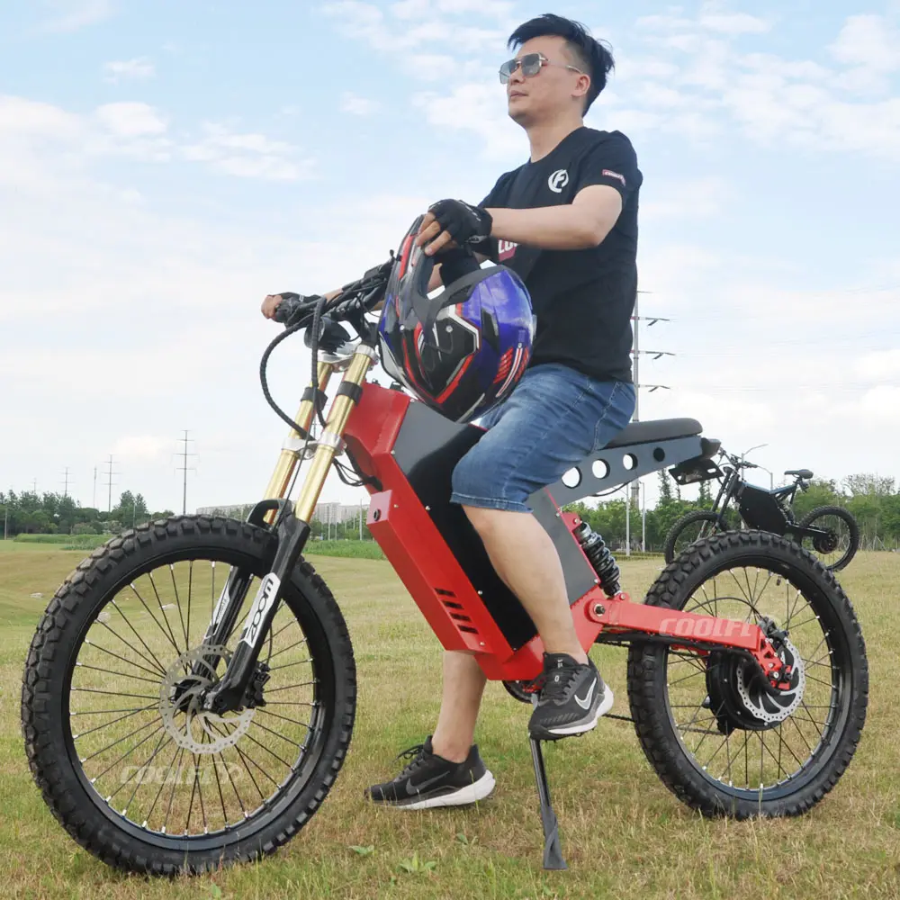 COOLFLY Best seller Electric Bike Suron 10000w 12000w 15000w Fat Tire Bicycle 48V 72V 29AH 41AH 50AH electric dirt bike adult