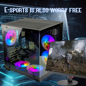 Choiyan Beliebte Atx Schwarz Computer gehäuse Atx Matx Türme & Hüllen Spcc PC Desktop Gaming Computer gehäuse - Product Image 3