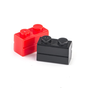 ของเล่นโมเดล DIY สำหรับเด็กบล็อกก่อสร้างบล็อกก่อสร้างทำจากพลาสติกขนาดเล็ก1X2ดัดแปลงได้98283โปรไฟล์ก่ออิฐ