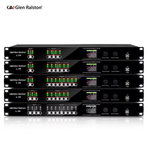Glen Ralston 2 entradas 4 salidas mezclador ecualizador sistema de sonido profesional procesador de audio digital - Product Image 4