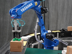 Yaskawa <strong>Robots</strong> GP180 Logistic <strong>Systems</strong> and Solutions Pick and Unload <strong>Stacked</strong> <strong>Robot</strong> for Plastic Boxes Cartons - Product Image 3