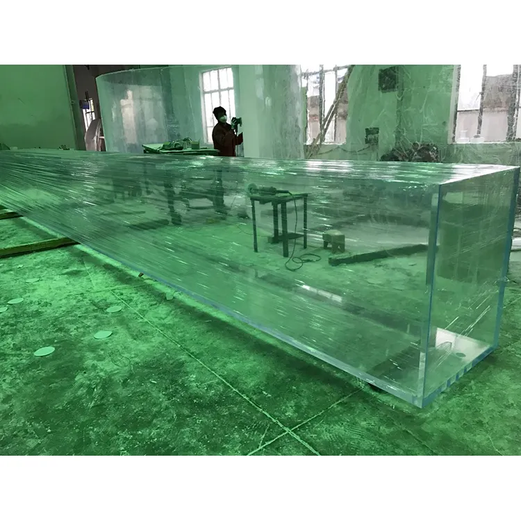 Vidro estilo moderno recém-projetado, lagoa koi, aquário para tanque de peixes, restaurante, venda imperdível
