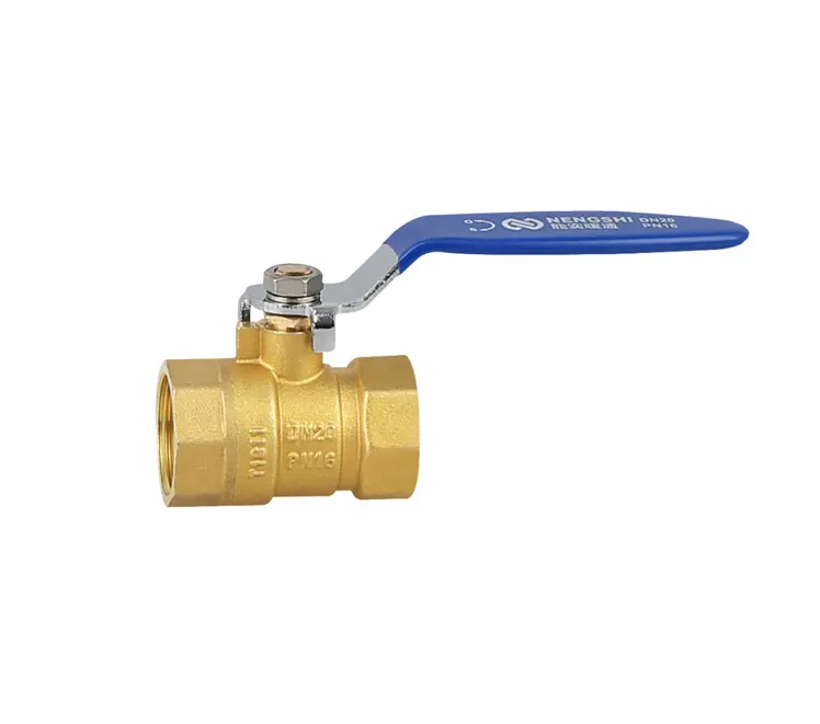 Latão Water Ball Valve com Long Steel Handle 1/2 "-2"