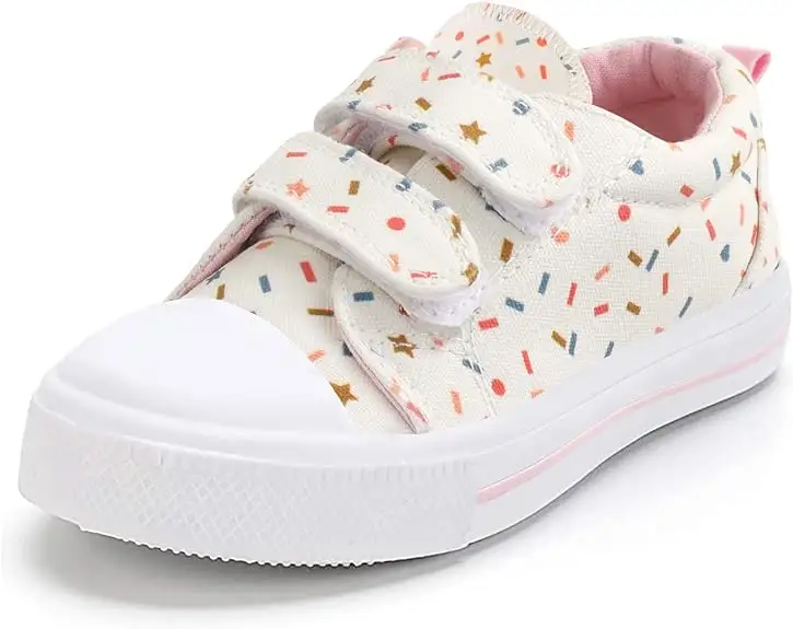 2024 nouvelle toile confortable loisirs enfants bébé petit blanc rose bleu chaussures chaussures de sport pour enfants pour enfants