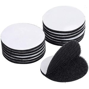 Velcroes personalizados de 2 pulgadas, gancho autoadhesivo redondo y puntos de bucle/correa/moneda/pegamento trasero cuadrado resistente - Product Image 1