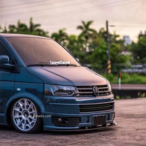 เหมาะสำหรับ2012-2015 Multivan T5ปรับรุ่นล้อมรอบด้วยขนาดเล็กก่อนที่ริมฝีปาก T5กระจังหน้าก่อนชุดบอดี้ - Product Image 5