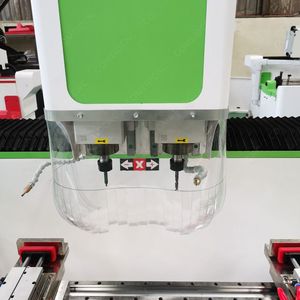 Preço barato Máquina de perfuração <span class=keywords><strong>CNC</strong></span> de alta velocidade 800 furos para fechadura de porta fresadora de alumínio