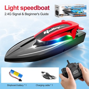 2025 816 hızlı RC tekne Led ışık uzaktan kumanda yarış teknesi su geçirmez yüksek hız teknesi 2.4G hızlı su oyuncak - Product Image 2