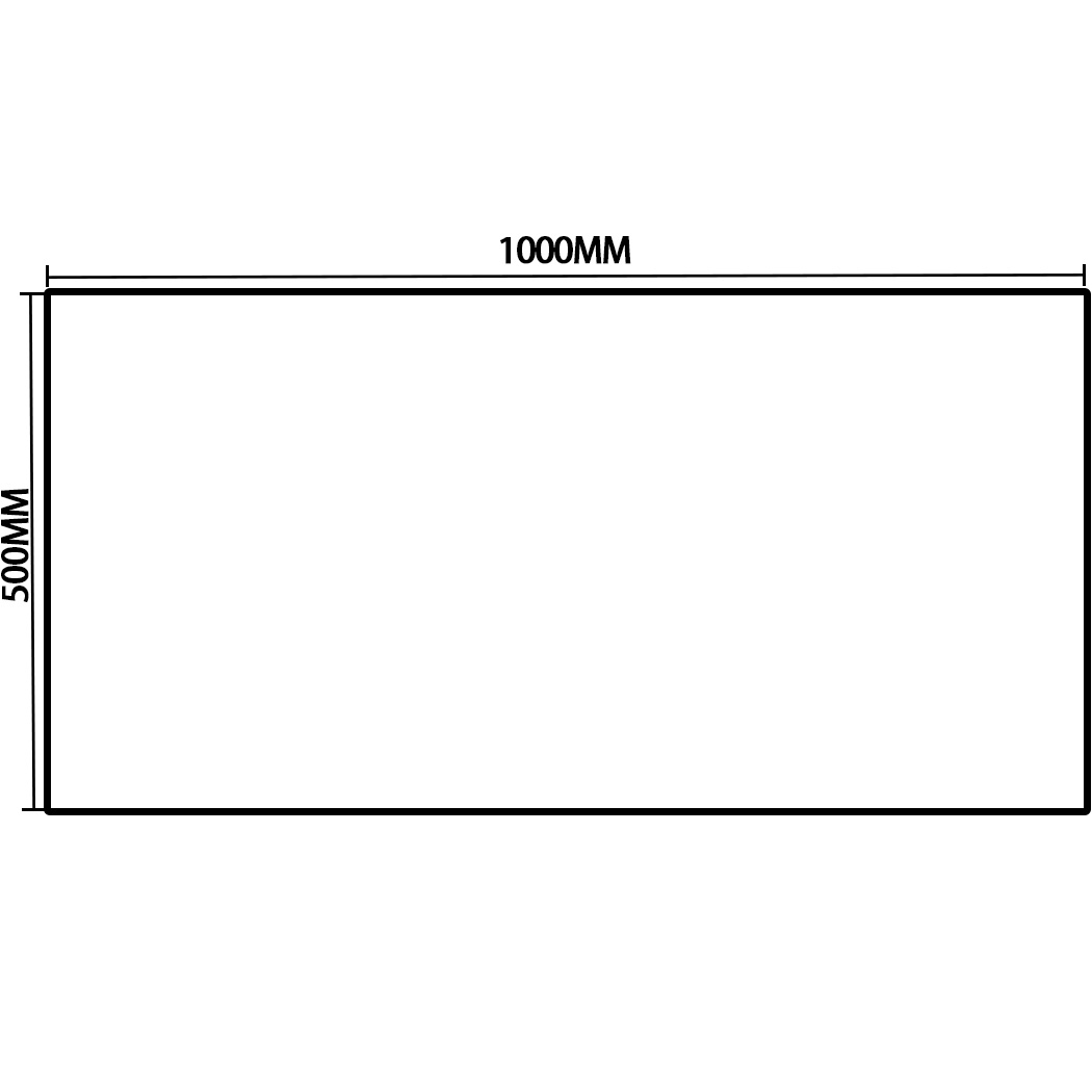 1000 * 500 * 3 mm