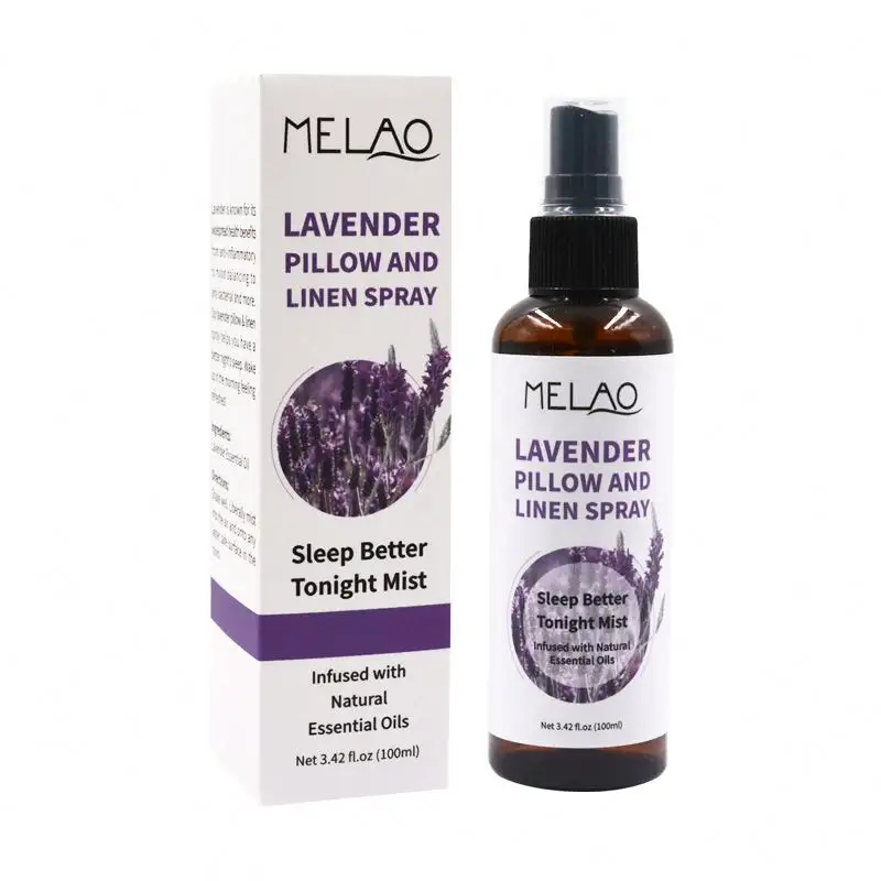 Best Body Care OEM Natural Essential Oils Lavender Pillow and Linen Spray Sleep Better Tonight Mist