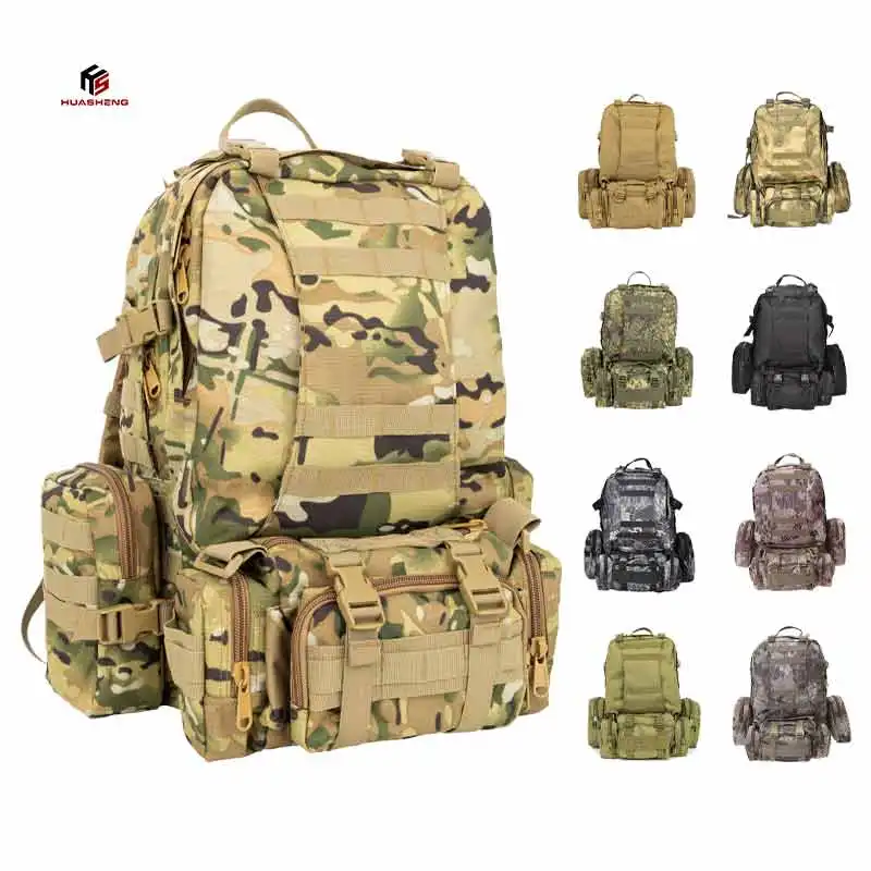 Custom Multicolor Camouflage Zware Schooltassen Outdoor Activiteiten Waterdichte Rugzak Rugzak Unisex