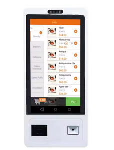 21.5/24/27/32'' Capacitive Touch Screen Bill Payment Kiosk 80mm <strong>Built</strong>-<strong>In</strong> <strong>Printer</strong> QR Scanner for Win/ <strong>Android</strong> OS Payment <strong>Device</strong> - Product Image 5