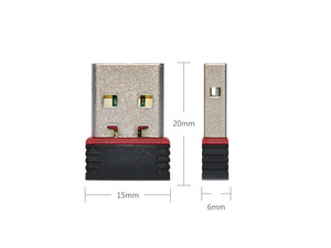 150M Mini USB ağ kartı kablosuz 2.4G Wifi adaptörü WLAN MT7601 IEEE802.11n USB2.0 Wifi alıcısı Tablet/PC/TV kutusu için - Product Image 3