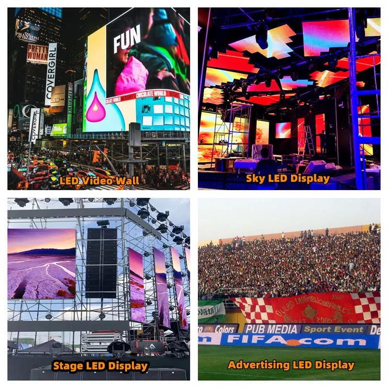 Led Advertising Screen High Resolution Waterproof Led Display Advertising Display Systems