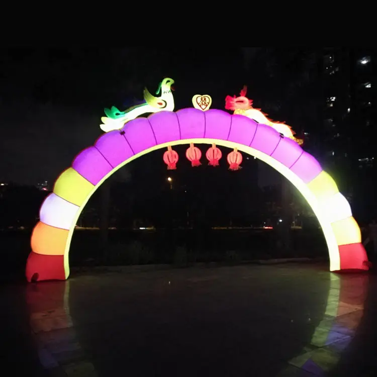 चीन गुआंगज़ौ फैक्टरी inflatables थोक व्यापारी विशाल क्रिसमस inflatable मेहराब, inflatable का नेतृत्व किया