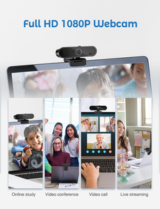 hampo fabrik lieferung oem 1080p weitwinkel eingebautes mikrofon nachtleuchte-schnittstelle usb 2.0 webcam mit fernbedienung - Product Image 5