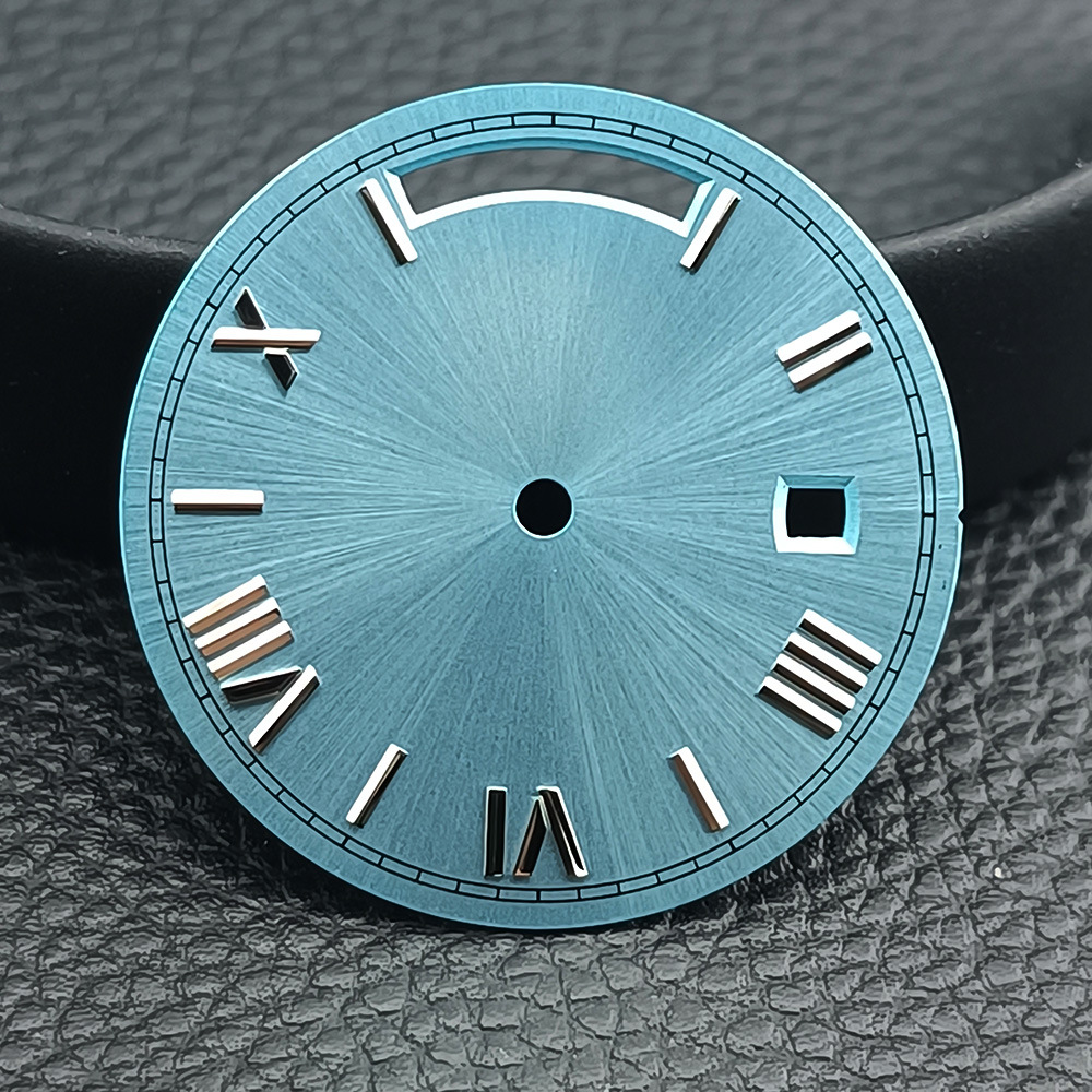 Chiffre romain bleu sarcelle de 28,5 mm