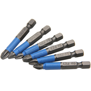6 adet S2 çelik çapraz kaydırmaz tornavida kafa elektrikli alet pil paketi aksesuar seti PH1/PH2/PH3/PZ1/PZ2/PZ3 - Product Image 5