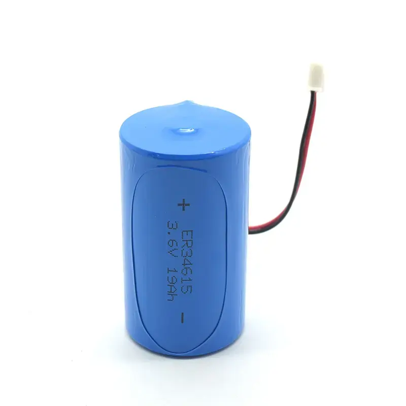 맞춤형 배터리 3.6V 19000mAh 스마트 미터 배터리 ER34615 와이어 리드 추가