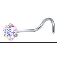 Zirconium AB en forme de coeur en forme de S