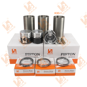 Engine K3D-1 K3D Cylinder Liner <strong>Kit</strong> MM436618 Piston Set 73MM Ring <strong>Kit</strong> Engine Sleeves for Mitsubishi K3D Diesel Engine Rebuild - Product Image 1
