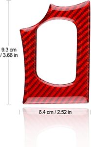 Accesorio embellecedor Interior de fibra de carbono para Chevrolet Corvette C6, cubierta de botón de arranque de motor para Control de potencia de coche