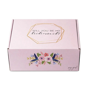 High-end özelleştirilmiş pembe renk serisi kozmetik hediye kutusu hediye olarak vermek için basit ve zarif tasarım - Product Image 3