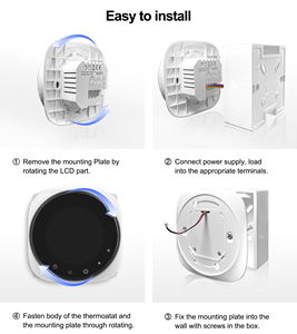 Smart Life Wifi Thermostatic Radiator Valve 3A <strong>Digital</strong> Thermostat Floor Heating for Water Heating Control <strong>Temperature</strong> - Product Image 6