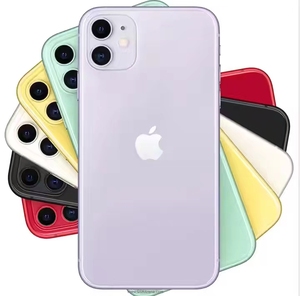 Refurbished for iPhone <strong>11</strong> 256GB with HD Screen Resolution LTE Cellular Multilingual Operating (English French Spanish) - Product Image 1
